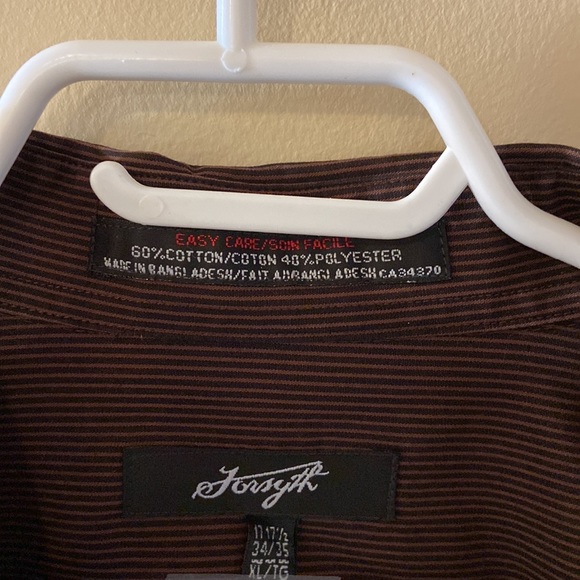 Forsyth long sleeve button down dressy shirt XL - Picture 2 of 5